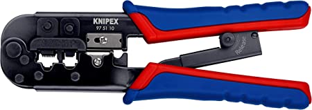 Knipex 97 51 10 Crimping Pliers for Western Plugs RJ 11/12