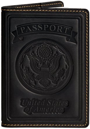 Villini 100% Leather US Passport Holder - Cover - Case For Men Women In 5 Colors