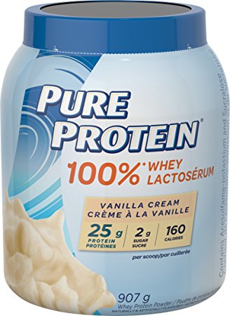 Pure Protein Vanilla 100% Whey Powder 2 lb