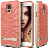 Caseology Wavelength Series Textured Pattern Grip Cover for Samsung Galaxy S5 - Coral Pink