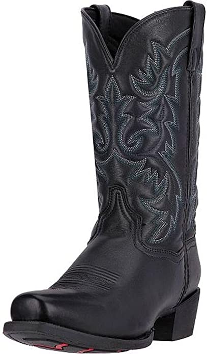 Laredo Western Boots Mens 12 Bryce Cowboy Heel CST 12 EW Black 68440