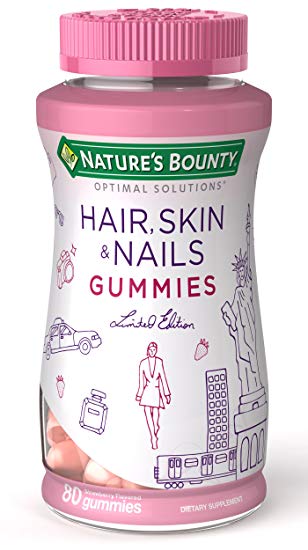 Nature's Bounty Optimal Solutions Hair, Skin, Nails, 80 Gummies