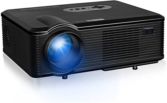 Excelvan 3000 Lumens HD LED Portatile Proiettore 3D Home Theater HDMI VGA / USB / AV / Digital TV Projector Nativa 720p supporto 1080p