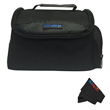I3ePro Medium Soft Padded Digital SLR Camera Travel Case/Bag with Clip-on Detachable
