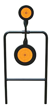 Caldwell Plink n' Swing Double Spin .44 Centerfire Handgun Swinging Target with for Outdoor, Range, Shooting and Hunting