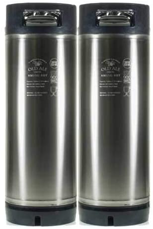 5 Gallon Home Brew Keg - New Ball Lock - Stainless Steel Product Tank - 2 Pack