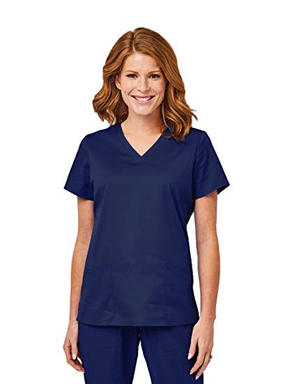 Elements Women's V-Neck Scrub Top EL9105 | Four Way Stretch | Perfect for Medical, Dental, Veterinary and O.R.