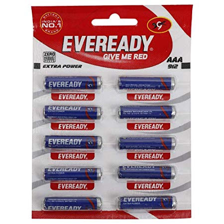 Eveready AAA Batteries (Pack of 10)
