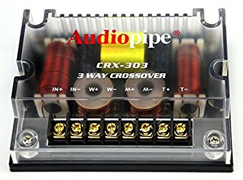 Audiopipe 3 Way Crossover CRX-303 400 Watts Passive Crossover Car Audio 4 Ohm