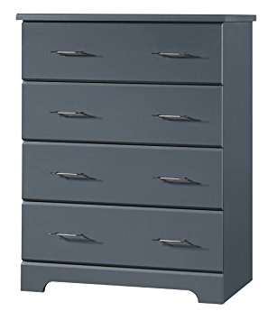 Storkcraft Brookside 4 Drawer Chest, Gray