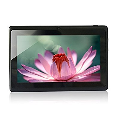 Yuntab 7 inch Quad-core Google Android Tablet PC Ultra Slim Allwinner A33 , Google Android 4.4 ,Dual Camera Google Play Pre-loaded, External 3G ,3D-Game Supported (Black)