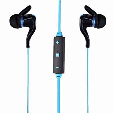 Bluetooth Headset, Folote Premium Wireless V4.1 Bluetooth Stereo Sports Headphone with Microphone Noise Reduction Bluetooth Earbuds Sweatproof for Running, Sports (Blue)