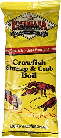 Louisiana Fish Fry Crawfish, Shrimp & Crab Boil, 16oz,(Pack of 3)