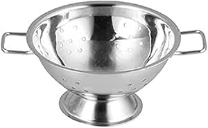 WINCO Mini Colander, 4-inch, Silver