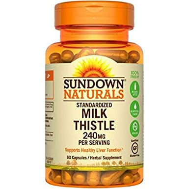 Sundown, Milk Thistle Xtra Capsules, 60 Count