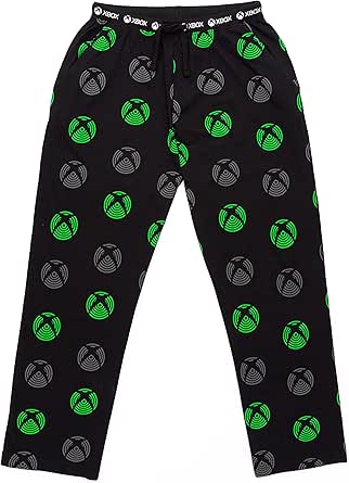 Xbox Lounge Pants Mens Black Game Console Pyjamas Trouser Bottoms Pjs