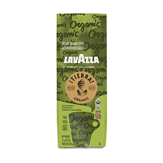 Lavazza ¡Tierra! Organic Ground Coffee Premium Blend 12 Oz. - 340g