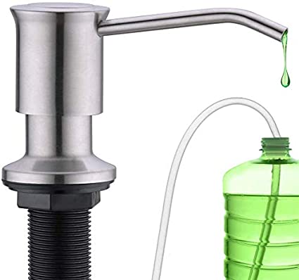 Soap Dispenser for Kitchen Sink and Extension Tube Kit, 1.0m Silicone Tube Connect to The Soap Bottle Directly, Say Goodbye to Frequent Refills
