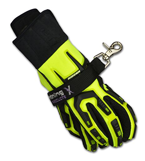 Lightning X Fireman's Deluxe Firefighter Turnout Gear Glove Strap for First Responder