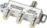 EXTREME 3 WAY BALANCED HD DIGITAL 1GHz HIGH PERFORMANCE COAX CABLE SPLITTER - BDS103HB 55 dB  55 dB  55 dB out