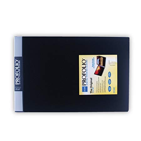 Itoya Original Art Profolio Storage/Display Book, Landscape 17 X 11 inches, Black (ID-241711)