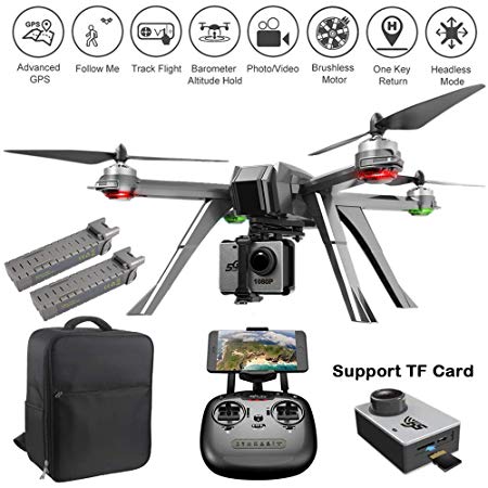 ElementDigital MJX Bugs B3 Pro GPS FPV RC Drone with C6000 Sport Camera, 1080P WiFi HD Camera RC Quadcopter for Beginners, Follow Me, One Key Return Home, Bonus Battery, Backpack for B3 Pro