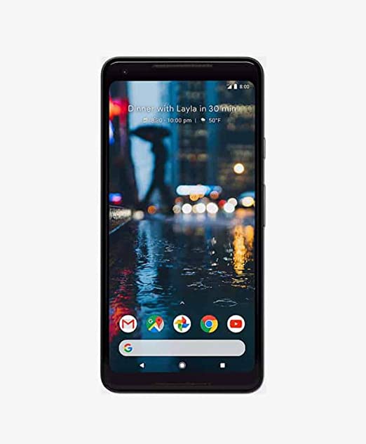 Google Pixel 2 XL 128GB - 4G LTE GSM Factory Unlocked, Google Edition - International Model - Black