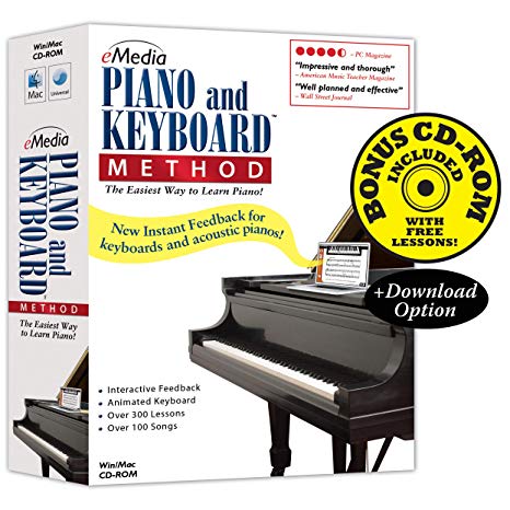 eMedia Piano and Keyboard Method v3 - Amazon Exclusive Edition with 150  Additional Lessons