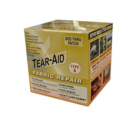 Tear-Aid Repairs Patch Roll Kit for Type A Fabrics