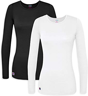 Sivvan 2 Pack Women’s Comfort Long Sleeve T-Shirt/Underscrub Tee