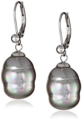 Majorica 12 mm Simulated Baroque Pearl Drop Earrings