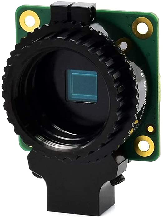 Raspberry Pi HQ Camera Module for Raspberry Pi 4 3 Model B, with 12.3MP IMX477 Sensor Supports C- and CS-Mount Lenses,High Resolution and Sensitivity,Alternative for Camera Module V2