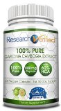 Garcinia Cambogia By Research Verified - Extract Pure - Ultra Slim Weight Management - Natural Appetite Suppressant and Weight Loss Supplement - Lose Belly Fat Fast - 100 Money Back Guarantee