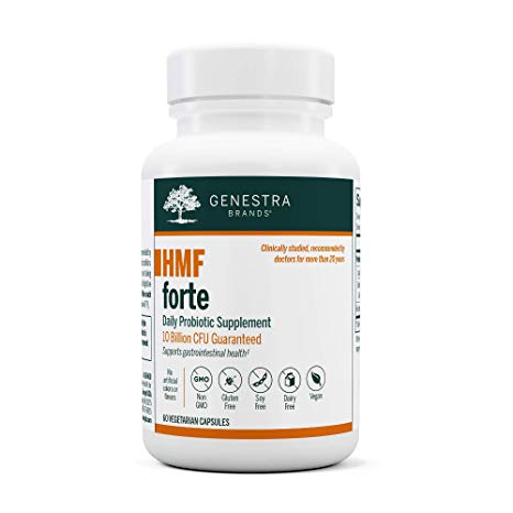 Genestra Brands - HMF Forte - Four Strains of Probiotics to Promote GI Health* - 60 Capsules