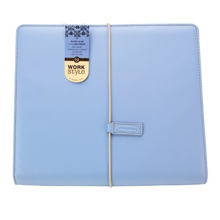 Wilson Jones WorkStyle Cut and Sewn Round Ring Binder, 1 Inch Capacity, Letter Size, Blue (W31805)