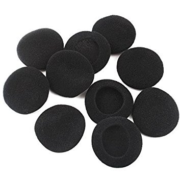 4 Pairs Ear Pad Foam Earbud Cover Headphone 50MM Black