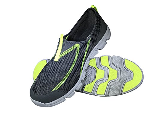 Viakix Mens Water Shoes - Comfortable Lightweight Mesh Aqua Sneakers - Swim, Pool, Beach Shoes for Men