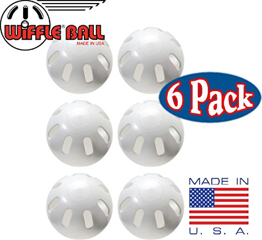 Wiffle Ball 6 Baseballs Official Size - 6 Pack