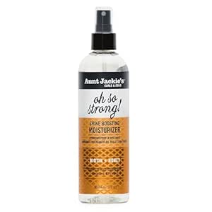 Aunt Jackie's Curls & Coils Braid   Twist Collection Oh So Strong Shine Boosting Moisturizer, 12 fl oz