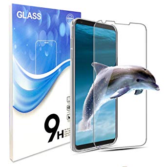 LG V30 Screen Protector,(2Pack) HD Shield Protective Film Tempered Glass Screen Protector for LG V30[Bubble Free][Case Friendly][Ultra Clear][Easy to Install] (Clear)