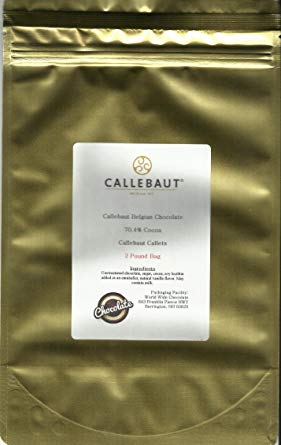 Callebaut Chocolate Extra Bitter 70.4% cacao 2 lbs