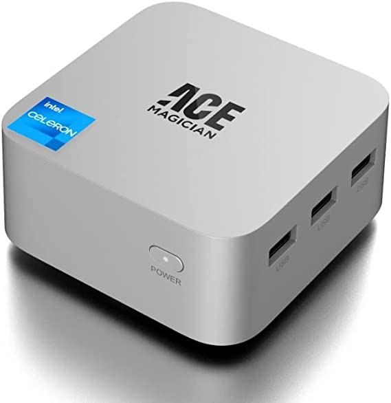 ACEMAGICIAN Mini PC, Intel N5095 Mini Computer