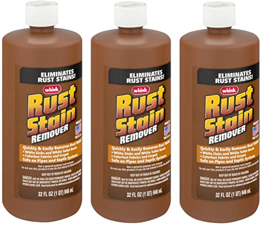 Whink Rust Stain Remover 32 Ounce (Pack of 3)