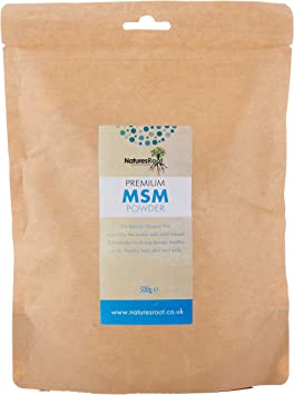 MSM Crystal Powder 500g - Pure | Vegan | Methylsulfonylmethane | 99.9% Highly Dosed Sulpher