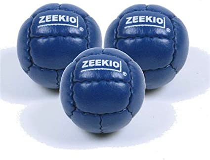 Zeekio Galaxy Juggling Ball Gift Set- 3 Galaxy Juggling Balls 130g 62mm (Dark Blue)