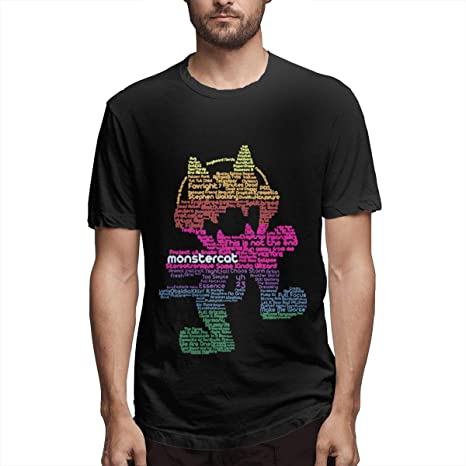 Aidyasd Men Monstercat Logo Comfort Shirt