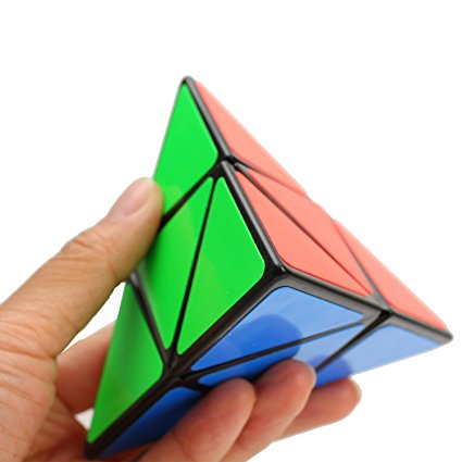 2015 Newest Tops Shengshou 2X2X2 Pyraminx Speedcubing Black Cube Puzzle