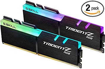 G.SKILL 32GB (2 x 16GB) TridentZ RGB Series DDR4 PC4-28800 3600 MHz 288-Pin Desktop Memory Model F4-3600C16D-32GTZRC