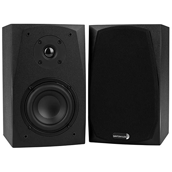 Dayton Audio MK402 4" 2-Way Bookshelf Speaker Pair