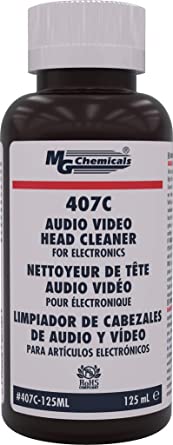 MG Chemicals 407C Audio/Video Head Cleaner for Electronics 125mL Bottle